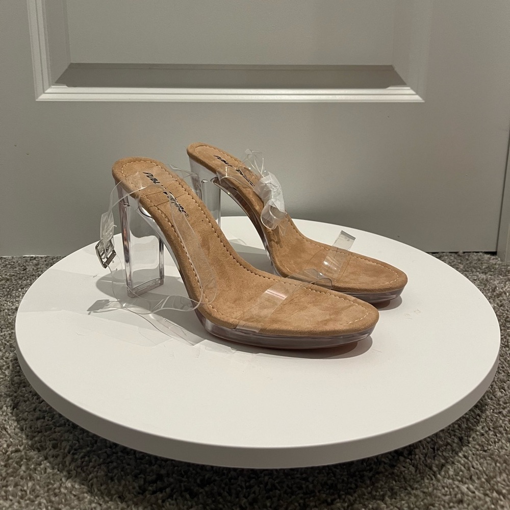 Nude Strap Heels